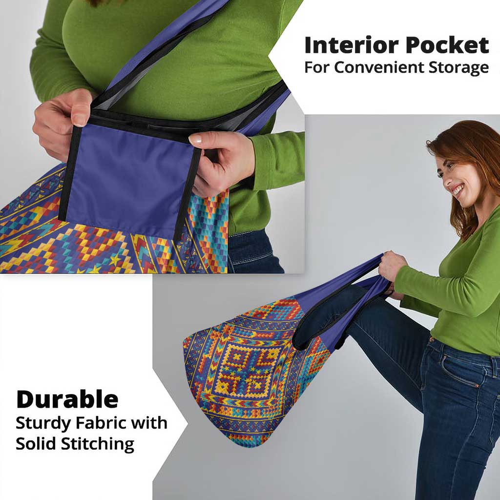 Kolose-Tuvalu Crochet Grocery Bag with Polynesian and Pacific Tattoos - Polynesian Pride