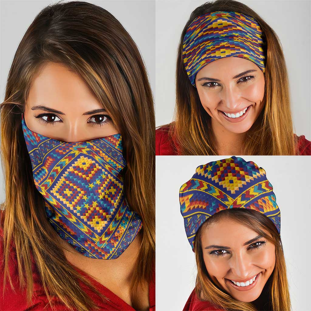 Kolose-Tuvalu Crochet Neck Gaiter with Polynesian and Pacific Tattoos LT03 - Polynesian Pride