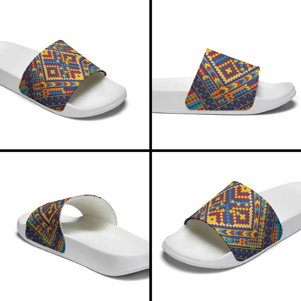 Kolose-Tuvalu Crochet Slide Sandals with Polynesian and Pacific Tattoos LT03 - Polynesian Pride