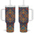 Kolose-Tuvalu Crochet Tumbler With Handle with Polynesian and Pacific Tattoos - Polynesian Pride