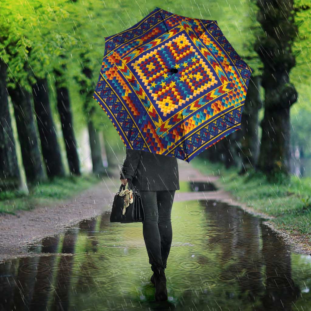 Kolose-Tuvalu Crochet Umbrella with Polynesian and Pacific Tattoos - Polynesian Pride