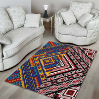 Tuvaluan and New Zealand Culture Area Rug The Art of Kolose and Taniko - Polynesian Pride