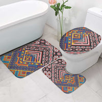 Tuvaluan and New Zealand Culture Bathroom Set The Art of Kolose and Taniko LT03 - Polynesian Pride