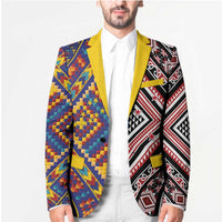 Tuvaluan and New Zealand Culture Blazer The Art of Kolose and Taniko LT03 - Polynesian Pride