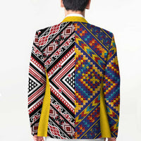 Tuvaluan and New Zealand Culture Blazer The Art of Kolose and Taniko LT03 - Polynesian Pride