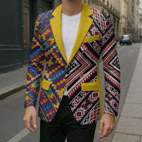 Tuvaluan and New Zealand Culture Blazer The Art of Kolose and Taniko LT03 - Polynesian Pride