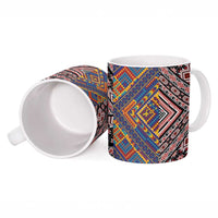 Tuvaluan and New Zealand Culture Ceramic Mug The Art of Kolose and Taniko LT03 - Polynesian Pride