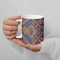 Tuvaluan and New Zealand Culture Ceramic Mug The Art of Kolose and Taniko LT03 - Polynesian Pride