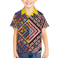 Tuvaluan and New Zealand Culture Hawaiian Shirt The Art of Kolose and Taniko LT03 - Polynesian Pride