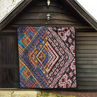 Tuvaluan and New Zealand Culture Quilt The Art of Kolose and Taniko LT03 - Polynesian Pride