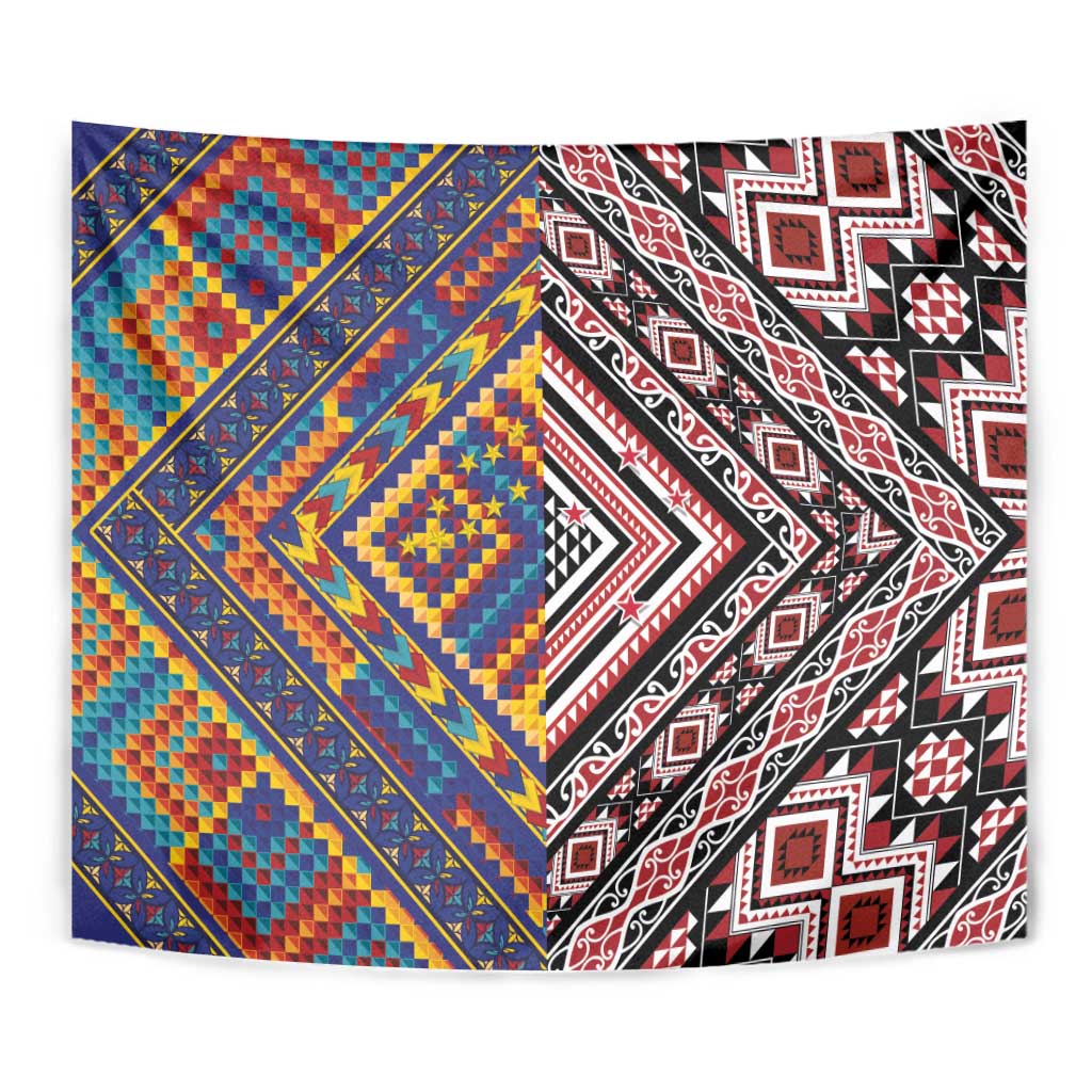 Tuvaluan and New Zealand Culture Tapestry The Art of Kolose and Taniko LT03 - Polynesian Pride