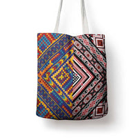 Tuvaluan and New Zealand Culture Tote Bag The Art of Kolose and Taniko LT03 - Polynesian Pride