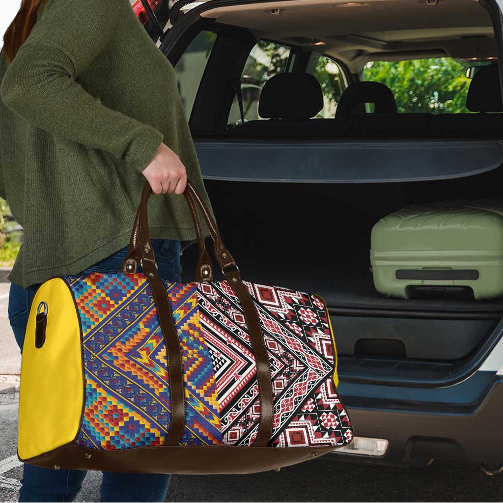 Tuvaluan and New Zealand Culture Travel Bag The Art of Kolose and Taniko LT03 - Polynesian Pride