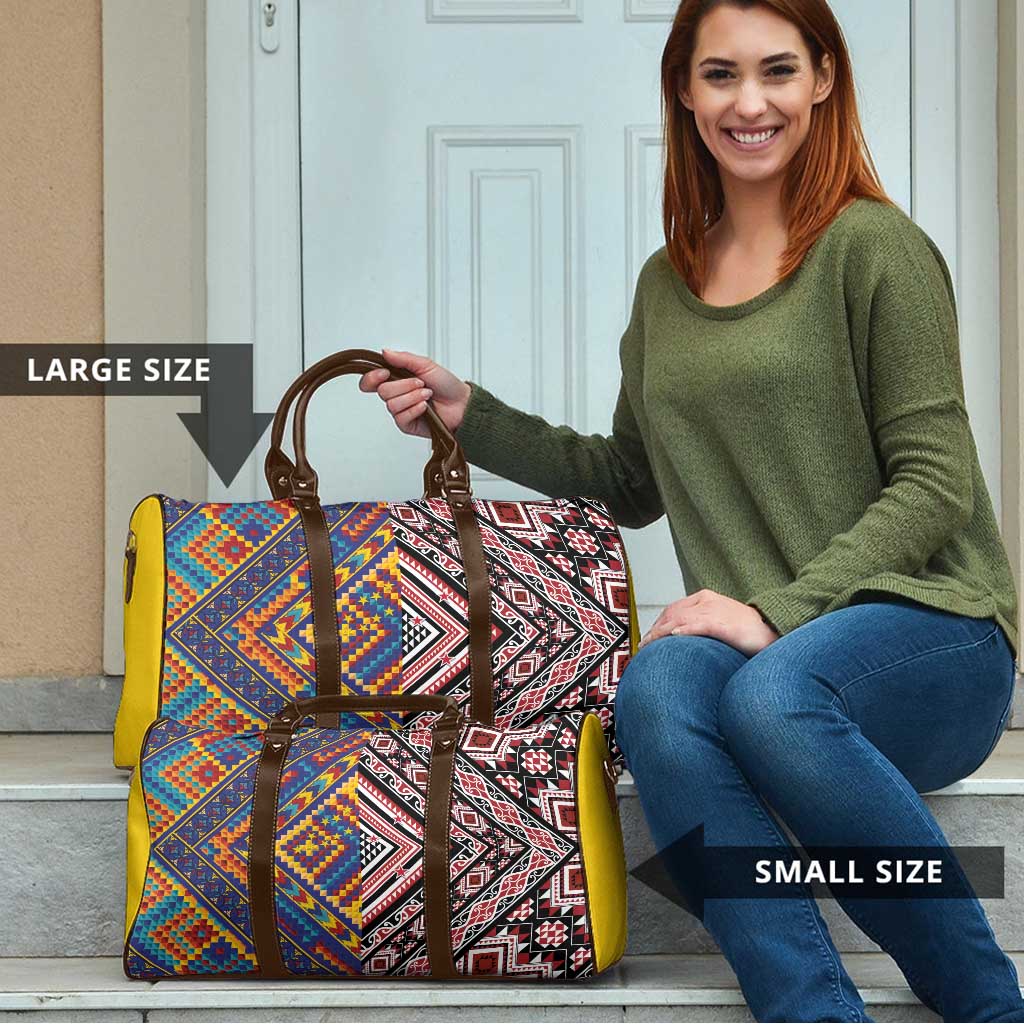 Tuvaluan and New Zealand Culture Travel Bag The Art of Kolose and Taniko LT03 - Polynesian Pride