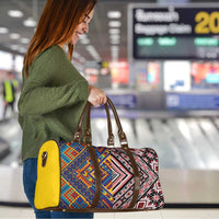 Tuvaluan and New Zealand Culture Travel Bag The Art of Kolose and Taniko LT03 - Polynesian Pride