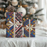 Tuvaluan and New Zealand Culture Wrapping Paper The Art of Kolose and Taniko LT03 - Polynesian Pride