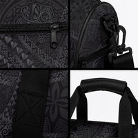 Hawaiian Kakau Art and Hibiscus Tattoo Duffle Bag