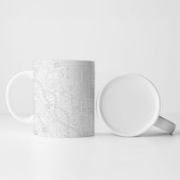 Samoan Traditional Tattoo 685 Ceramic Mug Tribal Tatau DNA All-White LT03 - Polynesian Pride