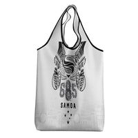 Super Samoa 685 Tribal Tattoo Grocery Bag Siapo Pattern White Edition LT03 - Polynesian Pride