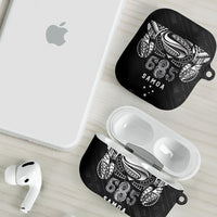 Super Samoa 685 Tribal Tattoo AirPods Case Samoan Ornament Pattern Black Edition LT03 - Polynesian Pride