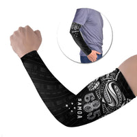 Super Samoa 685 Tribal Tattoo Arm Sleeves Samoan Ornament Pattern Black Edition LT03 Set of 2 Black - Polynesian Pride