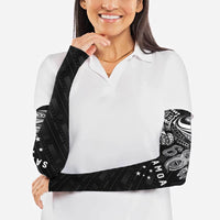 Super Samoa 685 Tribal Tattoo Arm Sleeves Samoan Ornament Pattern Black Edition LT03 - Polynesian Pride