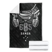 Super Samoa 685 Tribal Tattoo Blanket Samoan Ornament Pattern Black Edition LT03 - Polynesian Pride