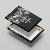 Super Samoa 685 Tribal Tattoo Canvas Wall Art Samoan Ornament Pattern Black Edition LT03 - Polynesian Pride