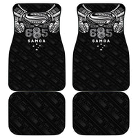 Super Samoa 685 Tribal Tattoo Car Mats Samoan Ornament Pattern Black Edition LT03 - Polynesian Pride