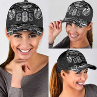 Super Samoa 685 Tribal Tattoo Classic Cap Samoan Ornament Pattern Black Edition LT03 - Polynesian Pride