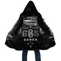 Super Samoa 685 Tribal Tattoo Cloak Samoan Ornament Pattern Black Edition LT03 Unisex Black - Polynesian Pride