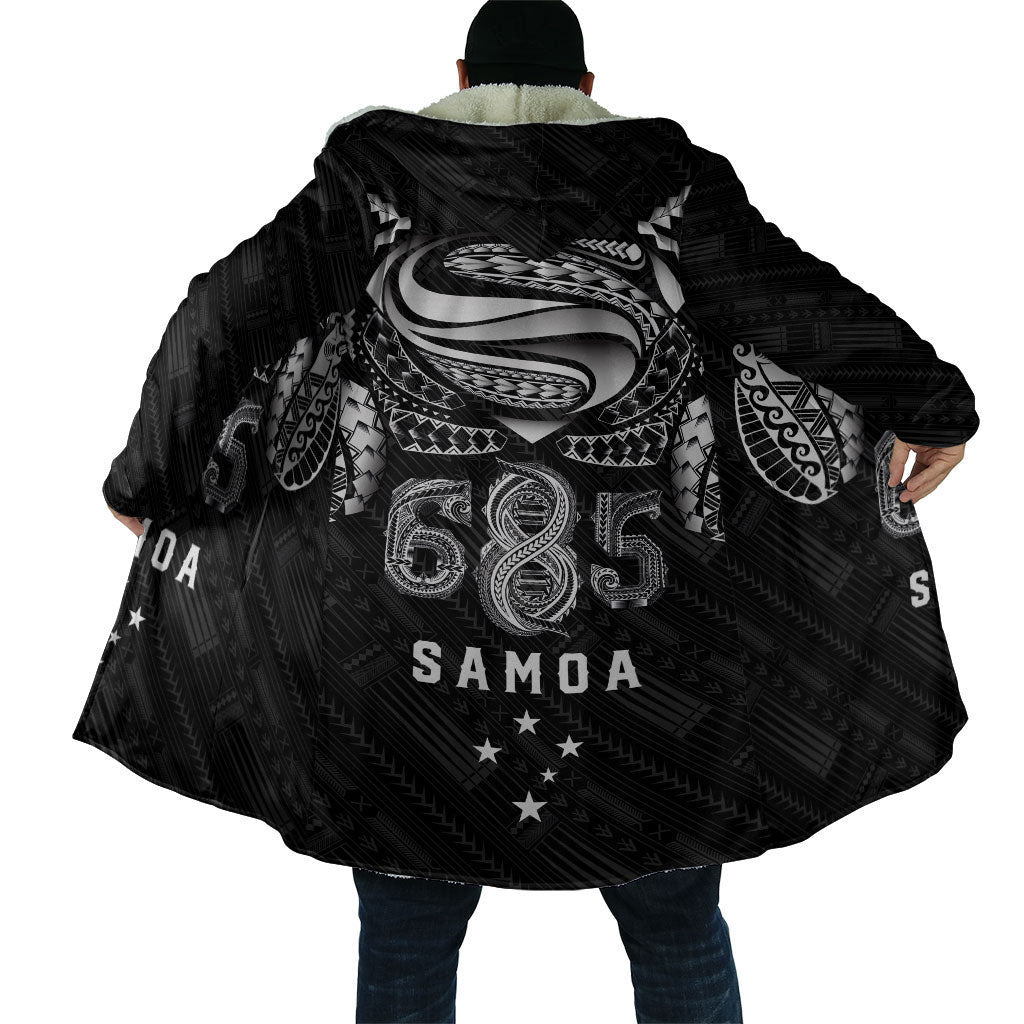 Super Samoa 685 Tribal Tattoo Cloak Samoan Ornament Pattern Black Edition LT03 - Polynesian Pride