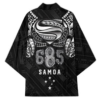 Super Samoa 685 Tribal Tattoo Kimono Samoan Ornament Pattern Black Edition LT03 - Polynesian Pride