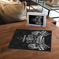 Super Samoa 685 Tribal Tattoo Puzzle Samoan Ornament Pattern Black Edition LT03 - Polynesian Pride
