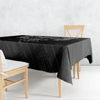 Super Samoa 685 Tribal Tattoo Tablecloth Samoan Ornament Pattern Black Edition LT03 - Polynesian Pride