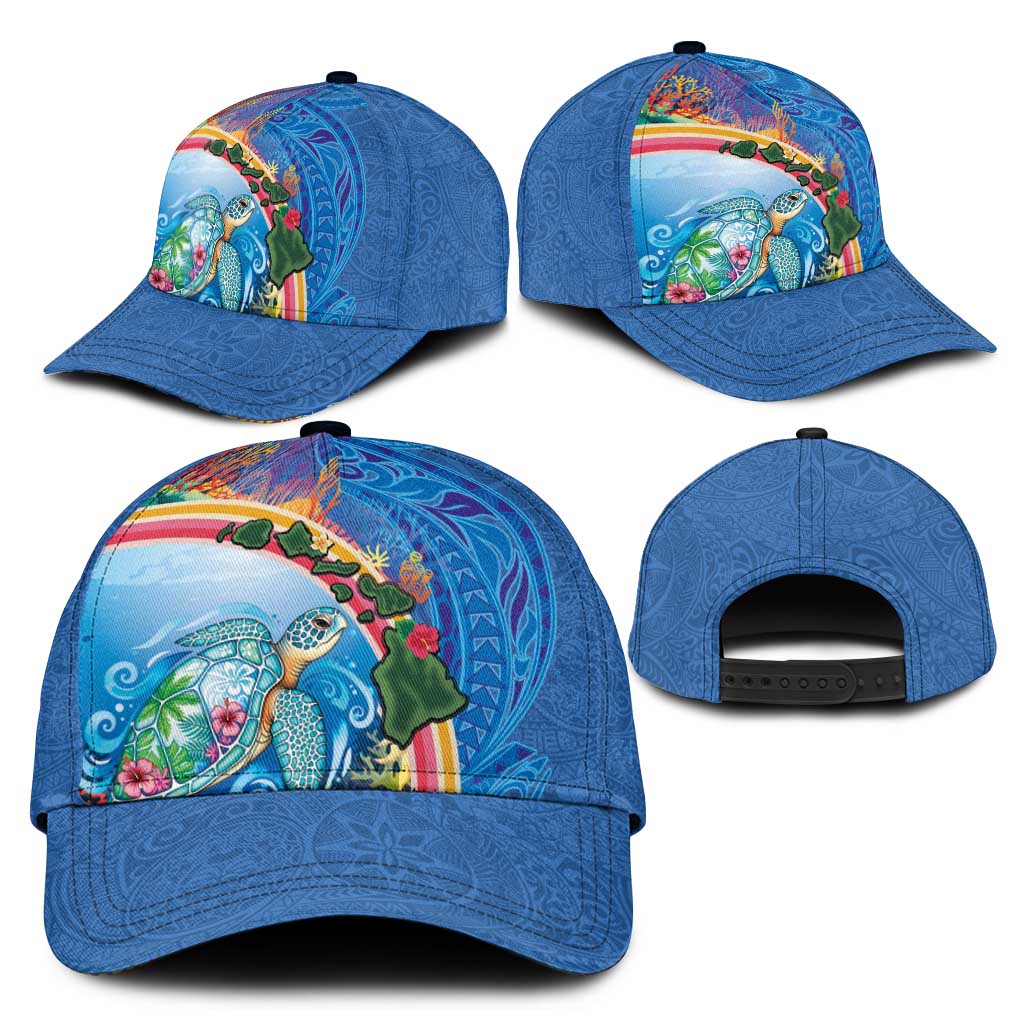 Hawaiian Connecting with the Ocean Classic Cap Polynesian Pattern LT03 - Polynesian Pride
