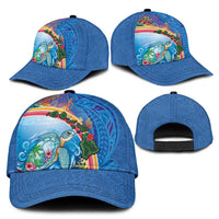 Hawaiian Connecting with the Ocean Classic Cap Polynesian Pattern LT03 - Polynesian Pride