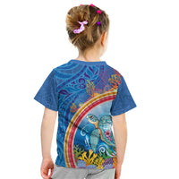 Hawaiian Connecting with the Ocean Kid T Shirt Polynesian Pattern LT03 - Polynesian Pride