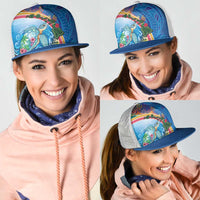Hawaiian Connecting with the Ocean Mesh Trucker Cap Polynesian Pattern LT03 - Polynesian Pride