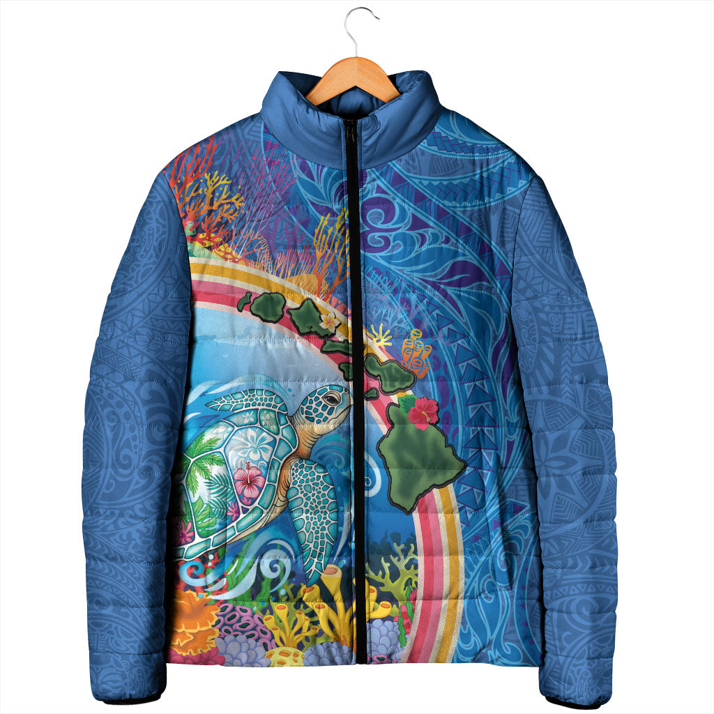 Hawaiian Connecting with the Ocean Padded Jacket Polynesian Pattern LT03 - Polynesian Pride