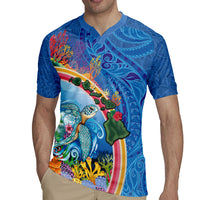 Hawaiian Connecting with the Ocean Rugby Jersey Polynesian Pattern LT03 - Polynesian Pride