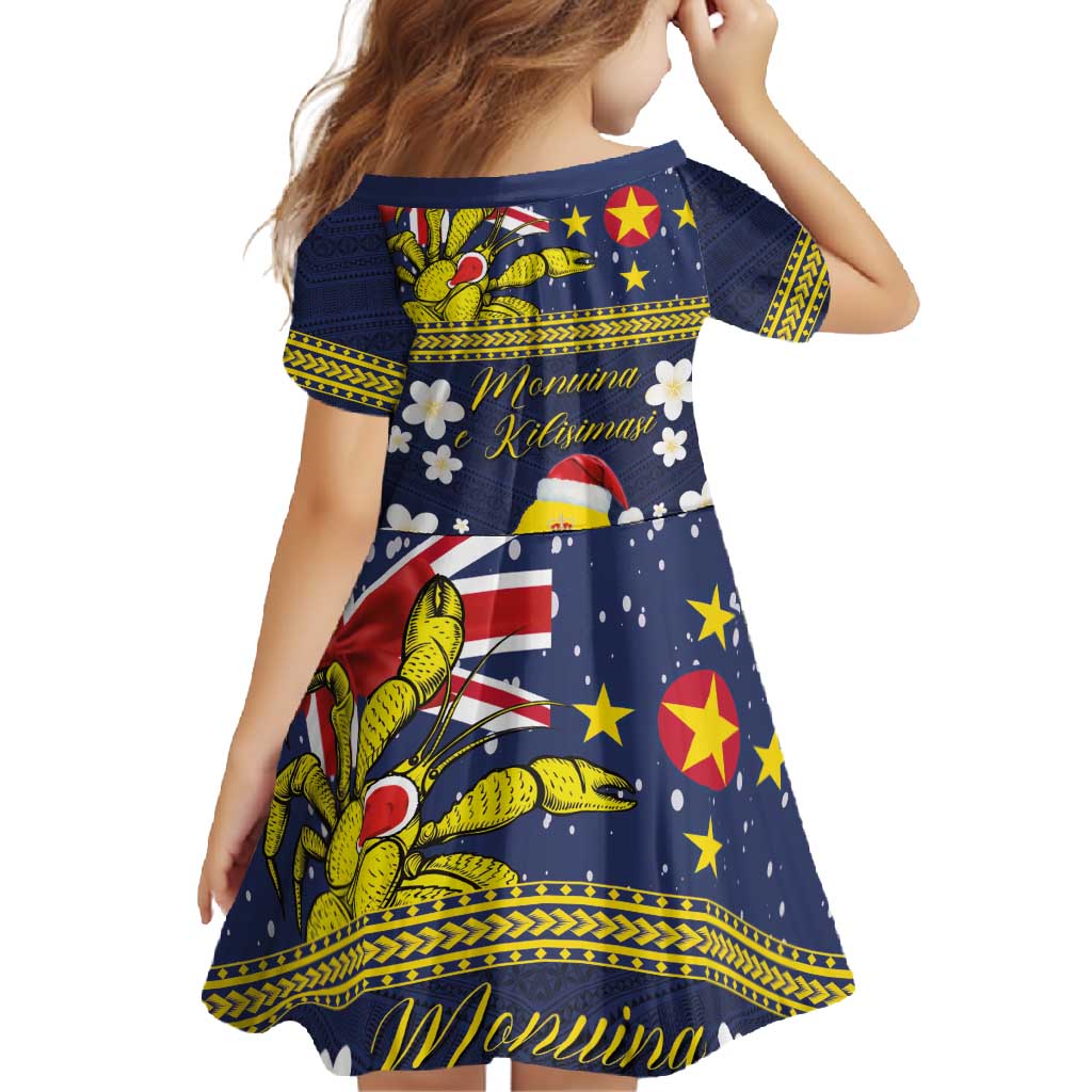 Niue Monuina e Kilisimasi Family Matching Tank Maxi Dress and Hawaiian Shirt Christmas Uga - Niue Map and Emblem with Hiapo Art Pattern LT03 - Polynesian Pride