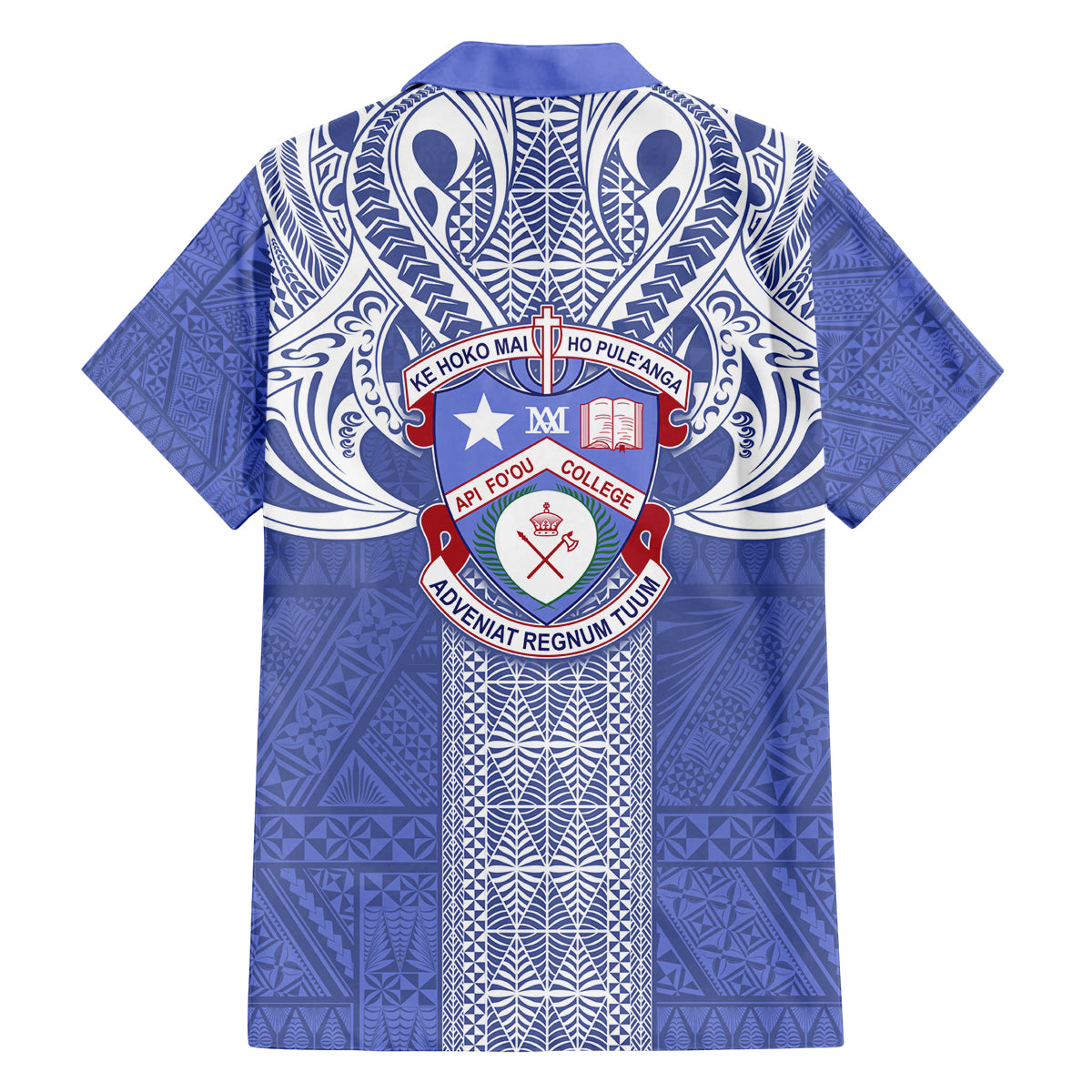 Tonga Apifoou School Family Matching Summer Maxi Dress and Hawaiian Shirt Ngatu and Polynesian Pattern LT03 - Polynesian Pride