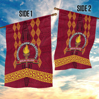 Tonga Beulah College Garden Flag Ngatu and Polynesian Pattern LT03 - Polynesian Pride