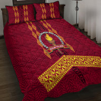 Tonga Beulah College Quilt Bed Set Ngatu and Polynesian Pattern LT03 - Polynesian Pride