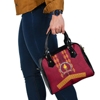 Tonga Beulah College Shoulder Handbag Ngatu and Polynesian Pattern LT03 - Polynesian Pride