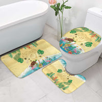 Hawaiian Alohawaii Bathroom Set Tropical Plants and Animals on The Beach LT03 - Polynesian Pride