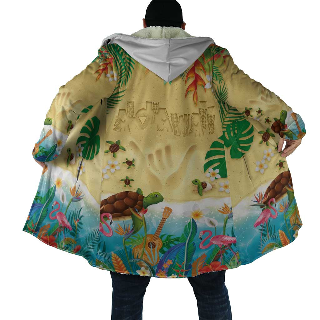 Hawaiian Alohawaii Cloak Tropical Plants and Animals on The Beach LT03 - Polynesian Pride