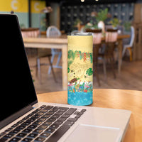 Hawaiian Alohawaii Skinny Tumbler Tropical Plants and Animals on The Beach LT03 - Polynesian Pride