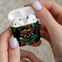 Hawaiian Alohawaii AirPods Case Tribal Sea Animals Tattoo and Tropical Plants LT03 - Polynesian Pride